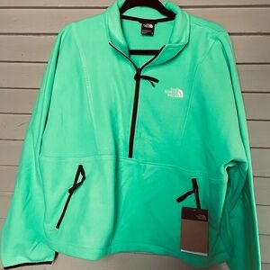 The North Face Green Fleece Pullover